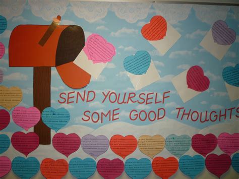 A bulletin board I created to reinforce a 2nd grade lesson on self
