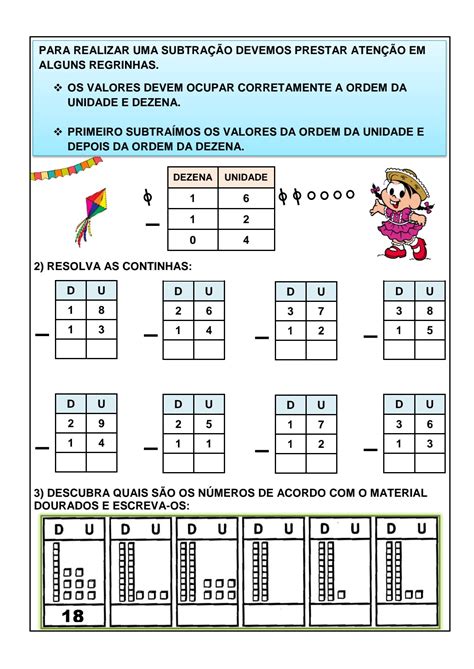 Atividades De Composição E Decomposição 1 Ano