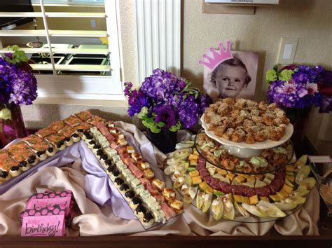 70 th birthday appetizer display | Birthday party treats, 70th birthday
