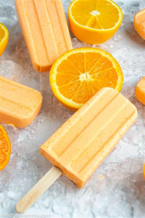 Orange Creamsicle Keto Popsicle Recipe Orange Recipes Popsicle
