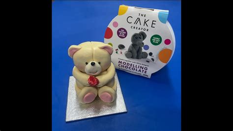 quick and easy modelling chocolate teddy bear youtube