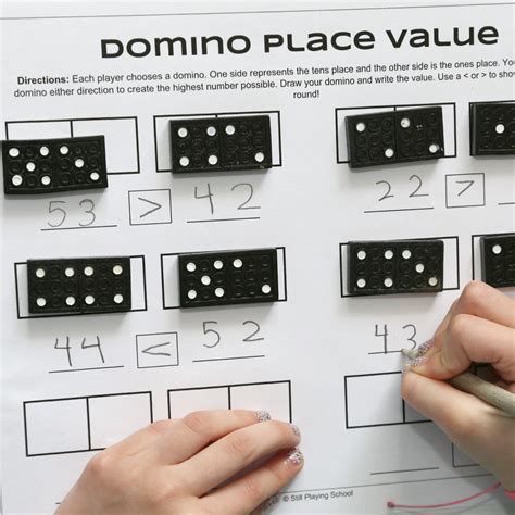 math-games-kids-dominoes.jpg (1600×1600) (With images) | Place values