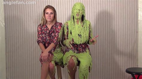 ava and arielle slimed in dresses gallery