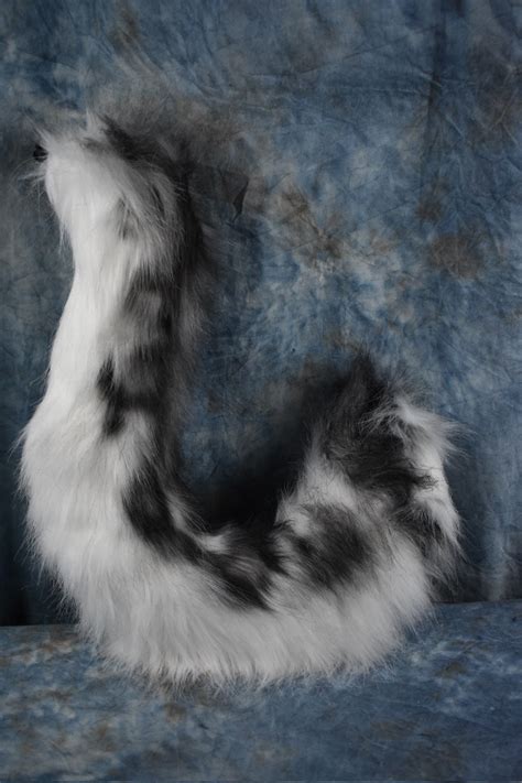Airbrushed Snow Leopard Tail