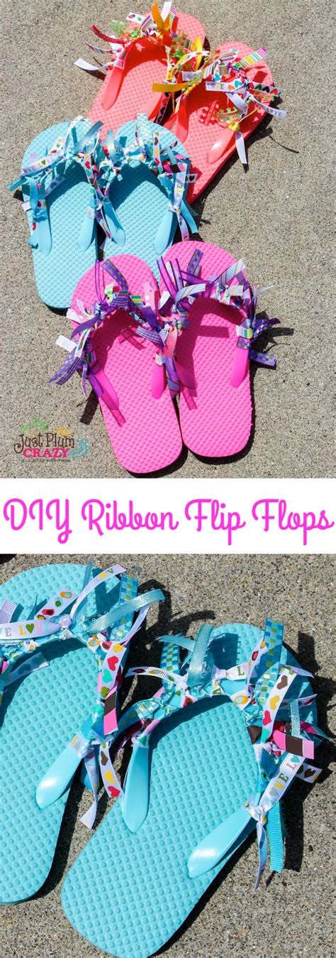 Fun Diy Ribbon Flip Flops Craft To Kick Off Summer