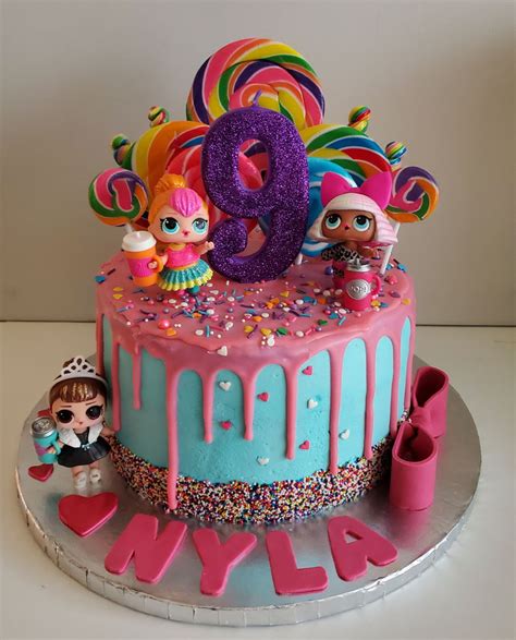 Lol surprise cake & cupcakes | lol drip cake. Lol Surprise Doll Cake - CakeCentral.com