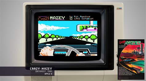 Crazy Mazey Datamost 1982 Apple Ii 4k Youtube