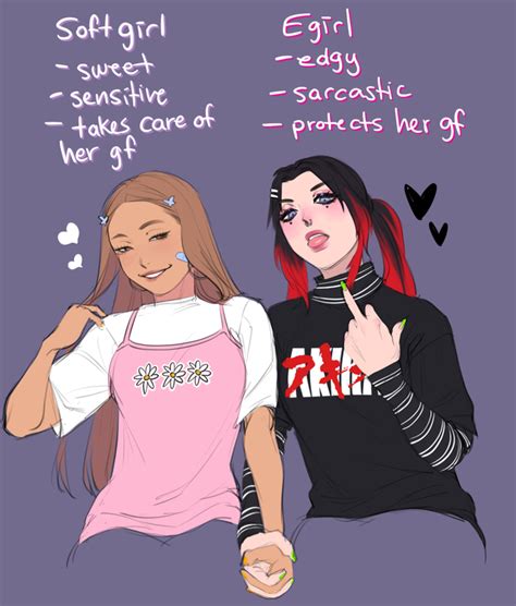 Wheres My Edgy Sarcastic Egirl Gf That Protects Me Her Soft Gf 🥺
