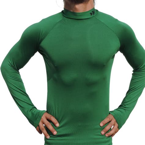 Mayoreo Docena Playera Cuello Ruso Manga Larga Licra Dry-fit - $ 1,850.
