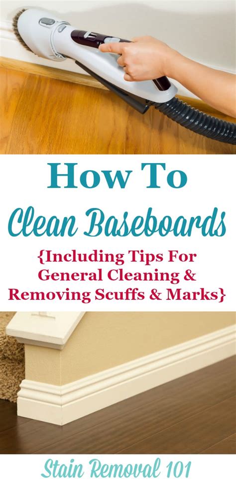 Apply some dry cleaning fluid on the stain. How To Clean Baseboards: Including General Cleaning ...