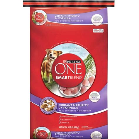 Gradually add more purina dog chow and less of the previous food to your pet's dish each day until the changeover is complete. Purina SMARTBLEND Vibrant Maturity 7+ Senior Formula ...
