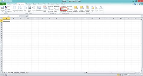 Cara Menghilangkan Garis Pada Excel