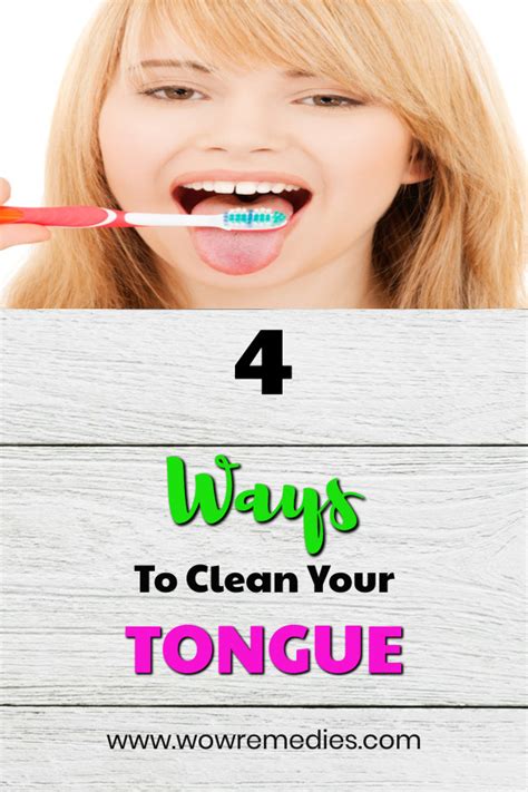 Stick out your tongue as far as possible. How to Clean your Tongue with Brush, Tongue Scraper, Spoon ...