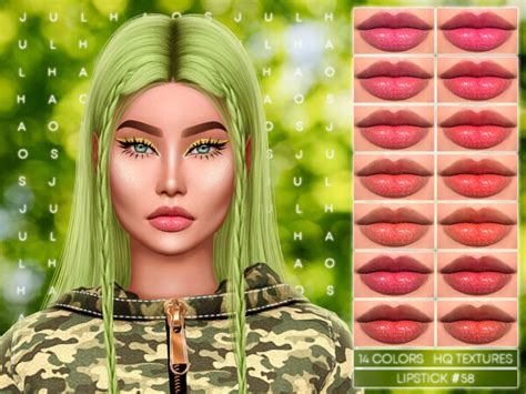 Lipstick 58by Julhaos From Tsr • Sims 4 Downloads