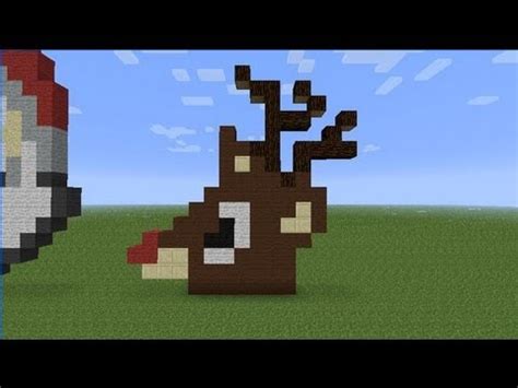 You may want to resize your image, which will further reduce the amount of pixels and leave you with a manageable sized image you can recreate in minecraft. Minecraft - Rudolf (Pixel Art) (Build) - YouTube