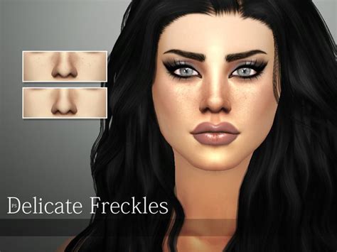 Pralinesims Freckles N05 Sims 4 Cc Makeup Freckles Si
