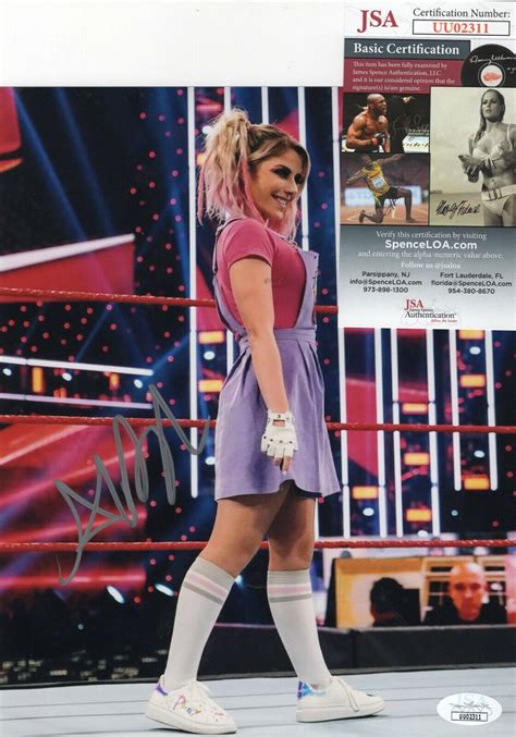 Alexa Bliss Autographed Signed Lilly Firefly Funhouse 8x10 Photo With Jsa