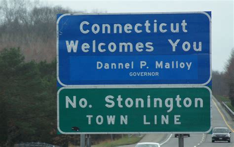Connecticut State Sign Taken March 2012 Stonington Governor