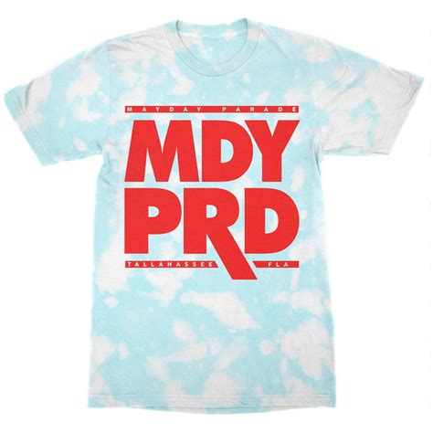 The current status of the logo is active, which means the logo is currently in use. MAYDAY PARADE Sky Logo Tshirt