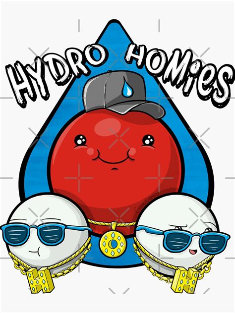 Hydro Homies Big O And The H Bois Sticker For Sale By Conecandy