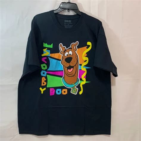 Hanna Barberas Scooby Doo Men Nib T Shirt In Black Size Xl Sdsn597 1999 Picclick