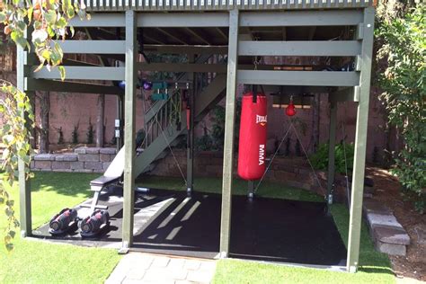 Even though you won't take up any space inside the house for your home gym, you still take up some space outside. 1/2" Rubber Gym Tiles - Commercial Weight Room Flooring ...