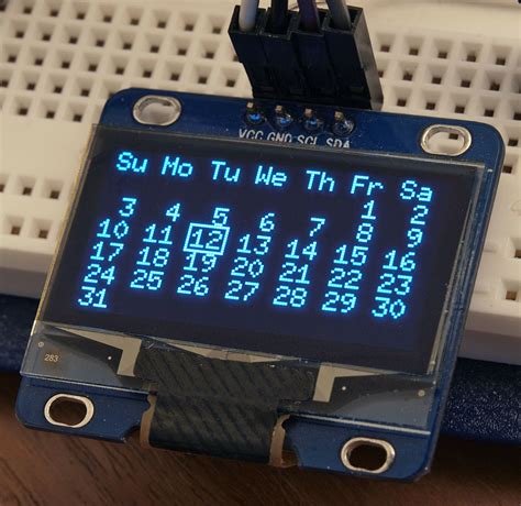 Interfacing An Oled 128x64 Display With Arduino Uno A