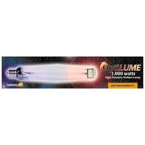 Maybe you would like to learn more about one of these? SUNLEAVES OPTILUME HPS 1000 WATT HPS GROW LIGHT BULB LAMPS ...