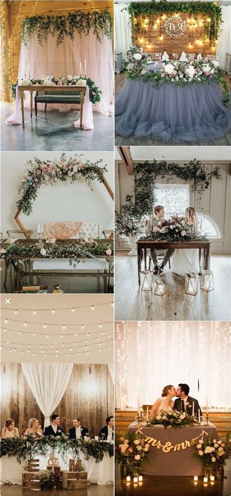 20 Rustic Country Wedding Sweetheart Headtable Ideas Page 2 Hi Miss