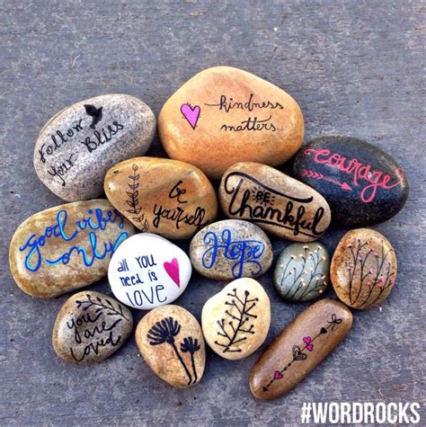 Word Rocks Word Rocks Of The Day Painted Rock Animals Painted