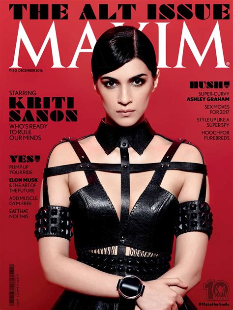 Kriti Sanon Photoshoot Maxim Magazine December Issue Bollywood