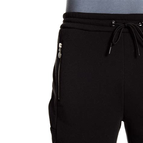 Fleece Pocket Zipper Pant Black S Tailored Recreation Touch Of