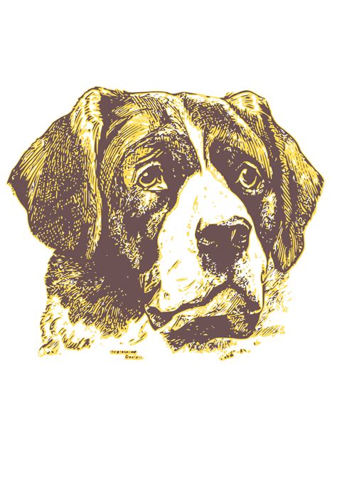 Onlinelabels Clip Art Vintage Dog 01