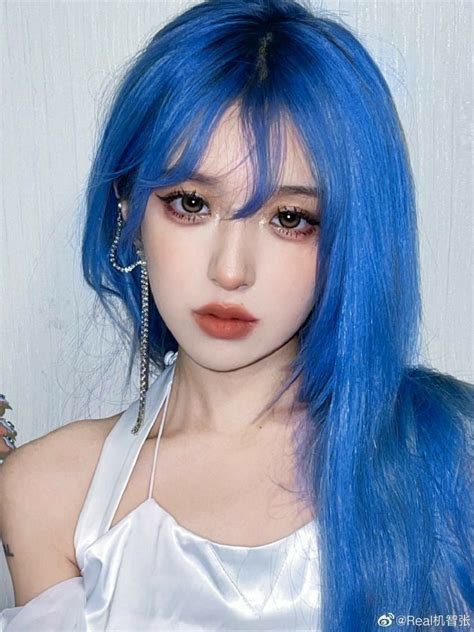 Pin By 𝐋σ𝐥ℓу On Hׁׅ֮ɑׁׅ֮ꪱׁׅꭈׁׅ Blue Hair Aesthetic Hair Hair Color