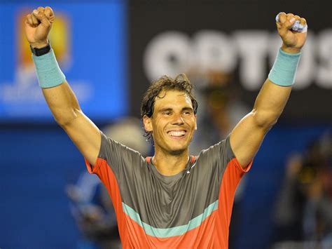 Rafael nadal after his win over novak djokovic in rome: Australian Open 2014: Roger Federer slips to Swiss number ...