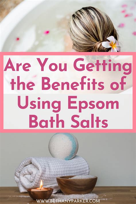 How To Enjoy Epsom Salt Baths Bethany Parker Business Coaching Epsom Salt Benefits Diy