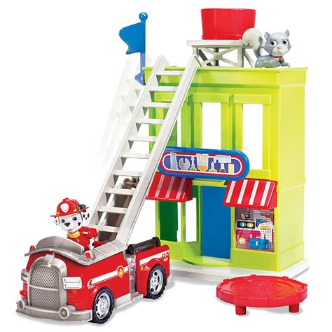 Paw Patrol Adventure Bay Town Set With Marshall Toys R Us Exclusive