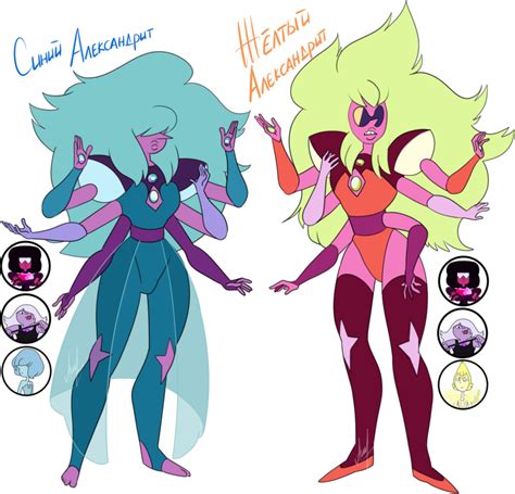 Fan Fusion Blue And Yellow Alexandrites Steven Universe Fan Fusions Steven Universe Fusion