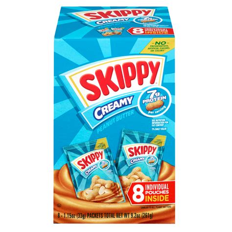 Skippy® Creamy Individual Squeeze Packs Skippy® Brand Skippy® Brand