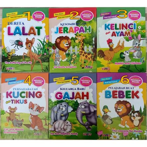 Jual Buku Cerita Dongeng Anak Anak Seri Hewan Indonesiashopee Indonesia