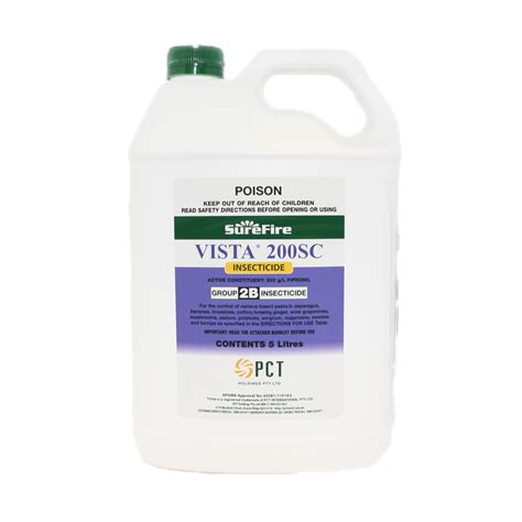 It was first registered for use in the united states in the 1990s. Vista 200SC Insecticide (Fipronil) - Specialist Sales