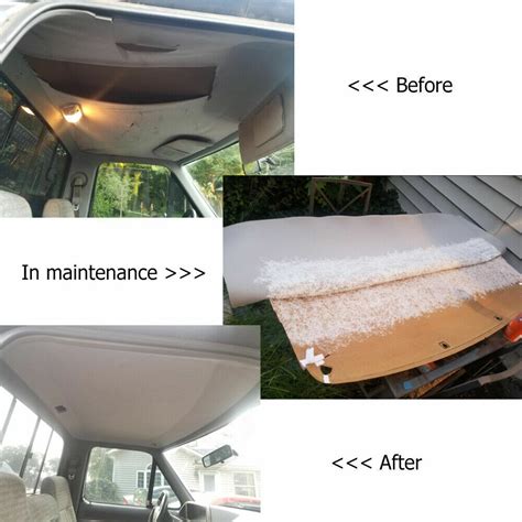 Gray Suede Headliner Fabric Headlining Upholstery Saggingaging