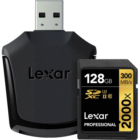 Sdxc memory cards, also very popular, offer even higher capacity than sdhc: Lexar 128GB Professional 2000x UHS-II SDXC ...