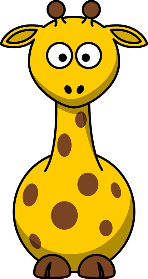 Images created using hand drawn illustration and adobe illustrator. Public Domain Clip Art Image | Cartoon giraffe | ID: 13932773419335 | PublicDomainFiles.com