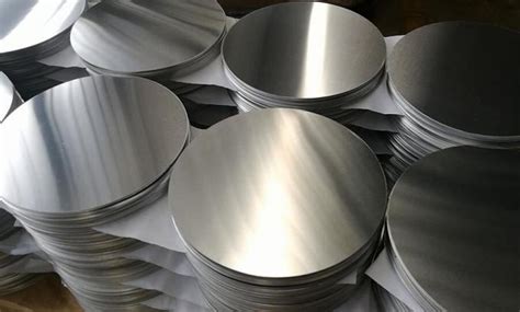 Customize Silver Aluminium Flat Round Metal Disks For Aluminum Can