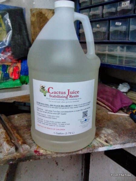Stabilizing rock using cactus juice. FromTheTree Woodturning by George Watkins: Stabilising wood