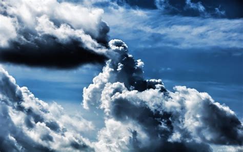 Clouds Atmosphere Majestic Hdr Photography Skyscapes Wallpapers Hd