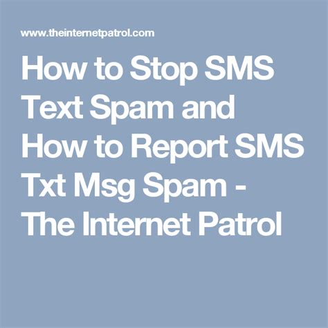 Don't worry, messages forwarded to 7726 are free and don't count against your text plan. How to Stop SMS Text Spam and How to Report SMS Txt Msg ...