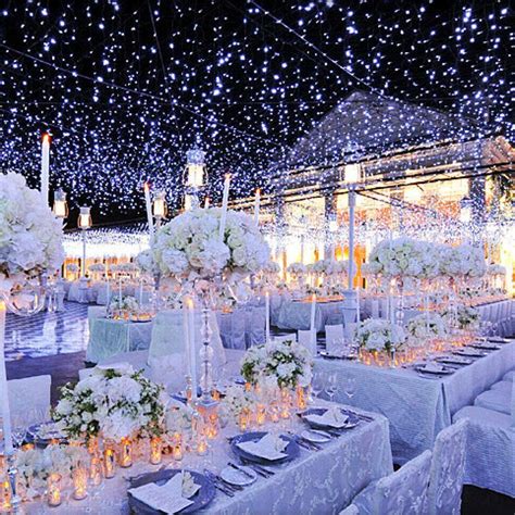 Winter Wonderland Wedding Reception Winter Wonderland Theme Wedding