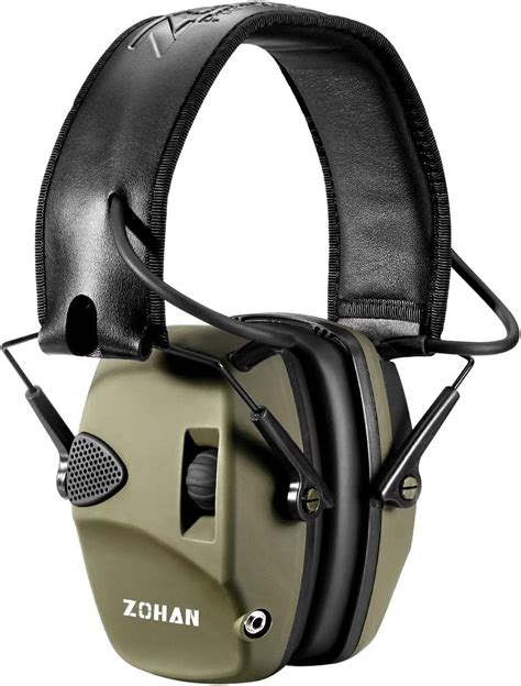 Zohan Electronic Shooting Ear Defenders Active Noise Canceling Safety